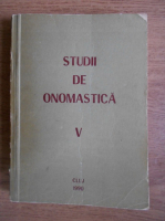 Ioan Patrut - Studii de onomastica (volumul 5)