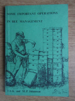 T. S. K. Johansson - Some important operations in bee management