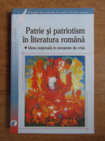 Anticariat: Doina Rizea - Patrie si patriotism in literatura romana. Idee natioanala in momente de criza