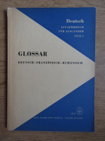 Glossar, deutsch, franzosisch, rumanisch