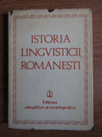 Anticariat: Istoria lingvisticii romanesti