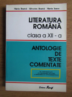 Maria Boatca - Literatura romana. Antologie de texte comentate, clasa a XII-a