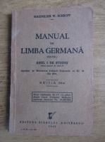 Maximilian W. Schroff - Manual de limba germana pentru anul I de studiu (fostul manual de clasa V, 1942)