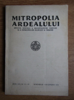 Mitropolia ardealului. Revista oficiala. Nr. 11-12 (Noiembrie-Decembrie 1971)