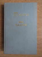 Tudor Musatescu - Scrieri. Mica publicitate (volumul 3)