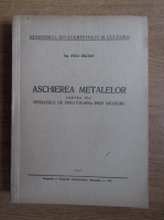 Zoltan Duca - Aschierea metalelor. Operatiile de prelucrarea prin aschiere (partea a II-a)