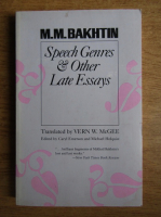 M. M. Bakhtin - Speech genres and other late essays