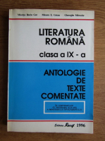 Anticariat: Miorita Baciu Got - Literatura romana. Antologie de texte comentate. Clasa a IX-a