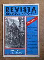 Revista Bibliotecii Nationale, Anul III, Nr. 1, 1997