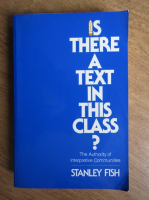 Stanley Fish - Is there a text in this class?