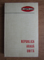 Constantin Sirbu - Republica Araba Unita