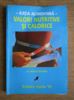 Helmut Oberritter - Valori nutritive si calorice