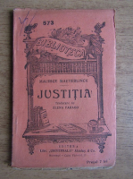 Maurice Maeterlinck - Justitia (1930)