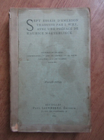 Sept essais d'Emerson traduits par I. Will, avec une preaface de Maurice Maeterlinck (1899)