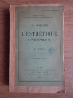 Jean Marie Guyau - Les problemes de l'esthetique contemporaine (1891)