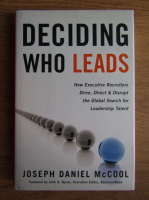 Joseph Daniel McCool - Deciding who leads