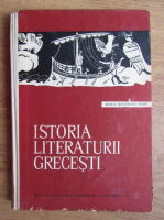 Anticariat: Maria Marinescu Himu - Istoria literaturii grecesti 