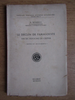 N. Banescu - Le declin de Famagouste. Fin du royaume de Chypre. Notes et documents (1946)