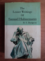 R. E. Dudgeon - The lesser writings of Samuel Hahnemann
