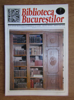 Biblioteca Bucurestilor, Numarul 7, iulie 2001