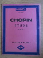 Chopin, Etude, Op. 10, No. 3, Violon and Piano, nr. 125