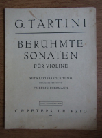 G. Tartini - Beruhmte sonaten
