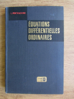 L. Pontriaguine - Equations differentielles ordinaires