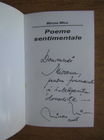 Mircea Micu - Poeme sentimentale (cu autograful autorului)