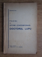 Stefan Tita - Pagini de istorie contemporana. Doctorul Lupu (1924)