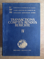 Transactions comptes rendus berichte (volumul 4)