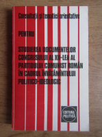 Consultatii si tematici orientative pentru studierea documentelor congresului al XII-lea al Partidului Comunist Roman in cadrul invatamantului politico-ideologic