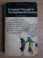 Paul Hazard - European thought in the eighteenth century