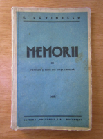 Anticariat: E. Lovinescu - Memorii. Portrete si scene din viata literara (volumul 3, 1932)