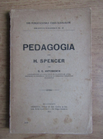 G. G. Antonescu - Pedagogia lui H. Spencer (1915)