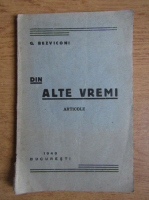 Gheorghe Bezviconi - Din alte vremi (1940)