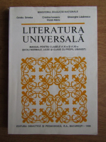 Anticariat: Ovidiu Drimba - Literatura universala. Manual pentru clasele a XI-a si a XII-a, scoli normale, licee si clase cu profil umanist