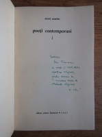 Aurel Martin - Poeti contemporani (cu autograful autorului, volumul 1)