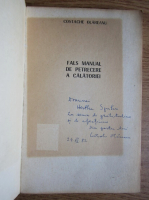 Costache Olareanu - Fals manual de petrecere a calatoriei (cu autograful autorului)
