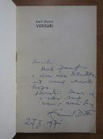 Emil Botta - Versuri (cu autograful autorului)