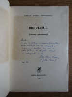 Mircea Horia Simionescu - Breviarul (cu autograful autorului)