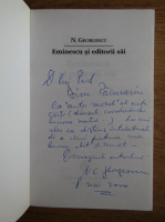 N. Georgescu - Eminescu si editorii sai (2 volume, cu autograful autorului)
