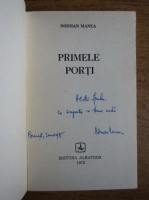 Norman Manea - Primele porti (cu autograful autorului)