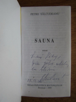 Petre Salcudeanu - Sauna (cu autograful autorului)