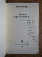 Radu Cosasu - Logica (cu autograful autorului)