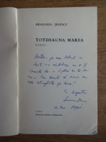 Smaranda Jelescu - Totdeauna marea (cu autograful autorului)