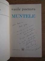 Vasile Poenaru - Muntele (cu autograful autorului)