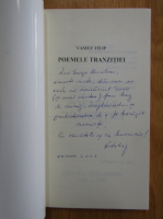 Vasile V. Filip - Poemele tranzitiei (cu autograful autorului)
