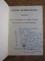 Anghel Dumbraveanu - Gedichte (cu autograful autorului)