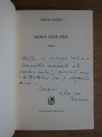 Corina Cristea - Goana dupa vant (cu autograful autoarei)