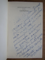 George Niculescu Mizil - Catrina (cu autograful autorului)